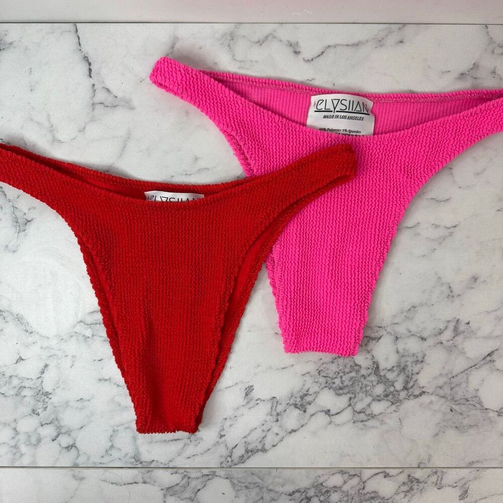 Elysiian Balboa Bikini Bottoms OS - Lot of 2